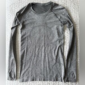 Lululemon Long Sleeve Swiftly Size 6 Grey